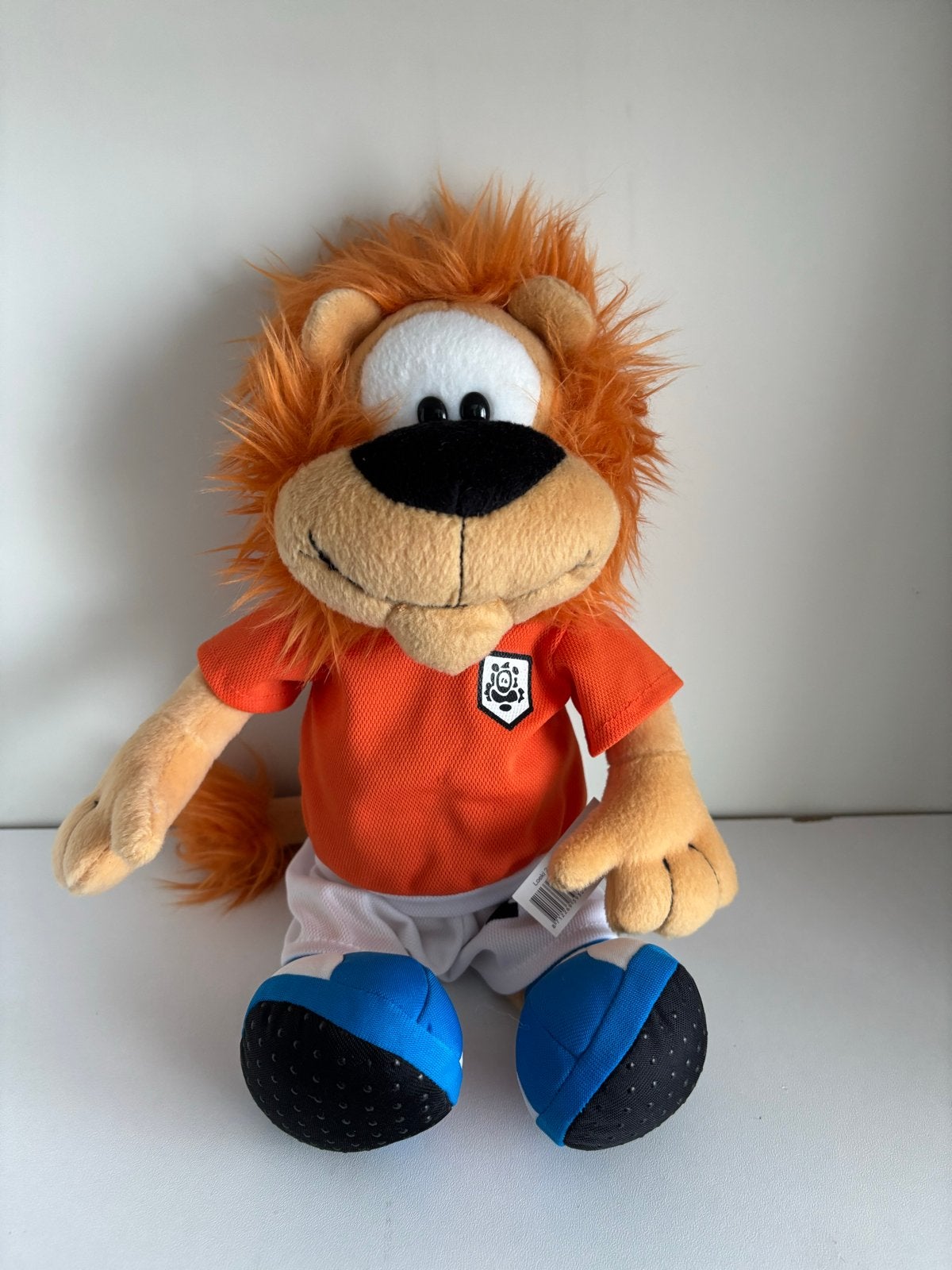 Oranje Loeki de Leeuw Knuffel - Voetbal Fan Mascotte, Oranje, Overige merken, Overige karakters, Nieuw