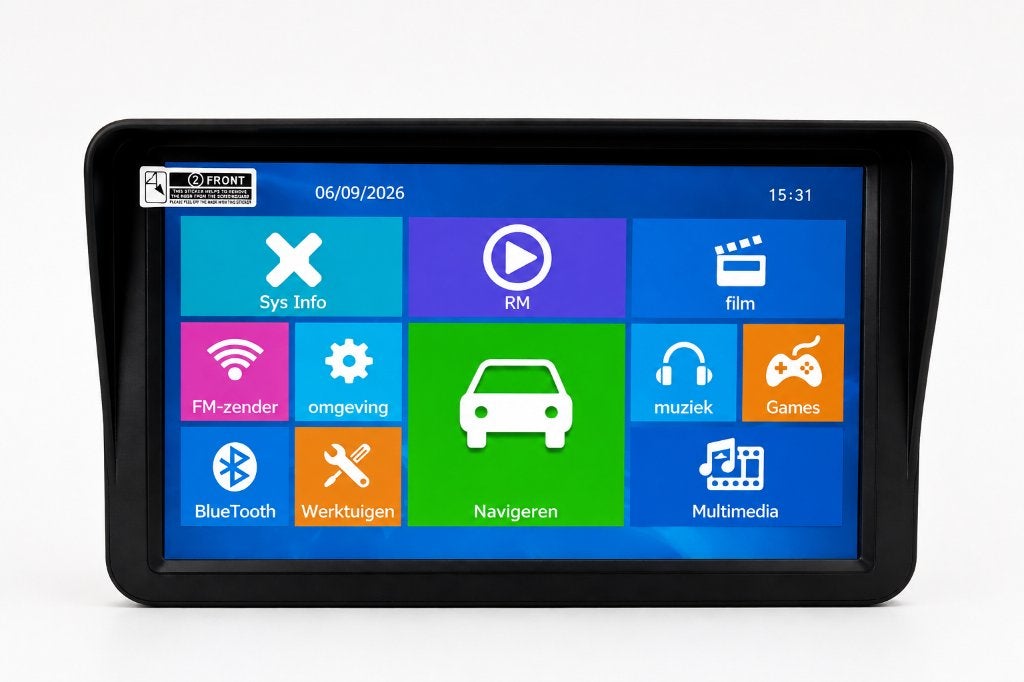 DRK GPS 7&9" Navigatie voor Vrachtwagen/Camper/Auto.BT-AVIN, Ophalen of Verzenden, Nieuw