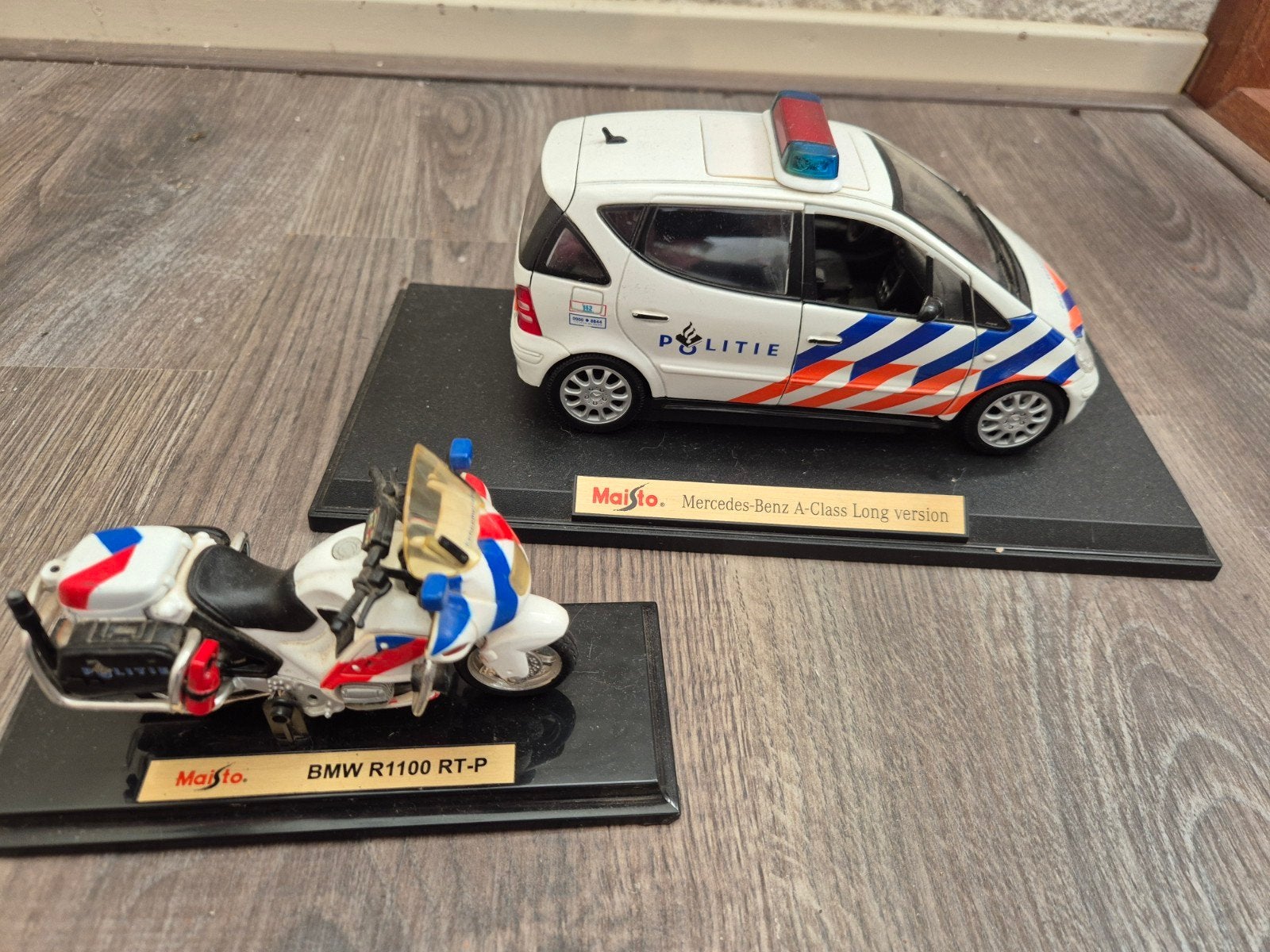 Maisto Politie Modelauto en Motor Set, Ophalen, Zo goed als nieuw, Overige typen