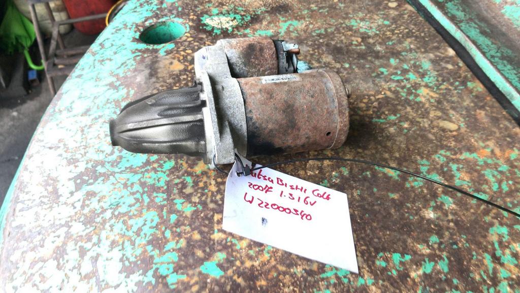 Startmotor Mitsubishi colt 2007 1.3 16v in nette staat €40-, Gebruikt, -, -, Ophalen of Verzenden