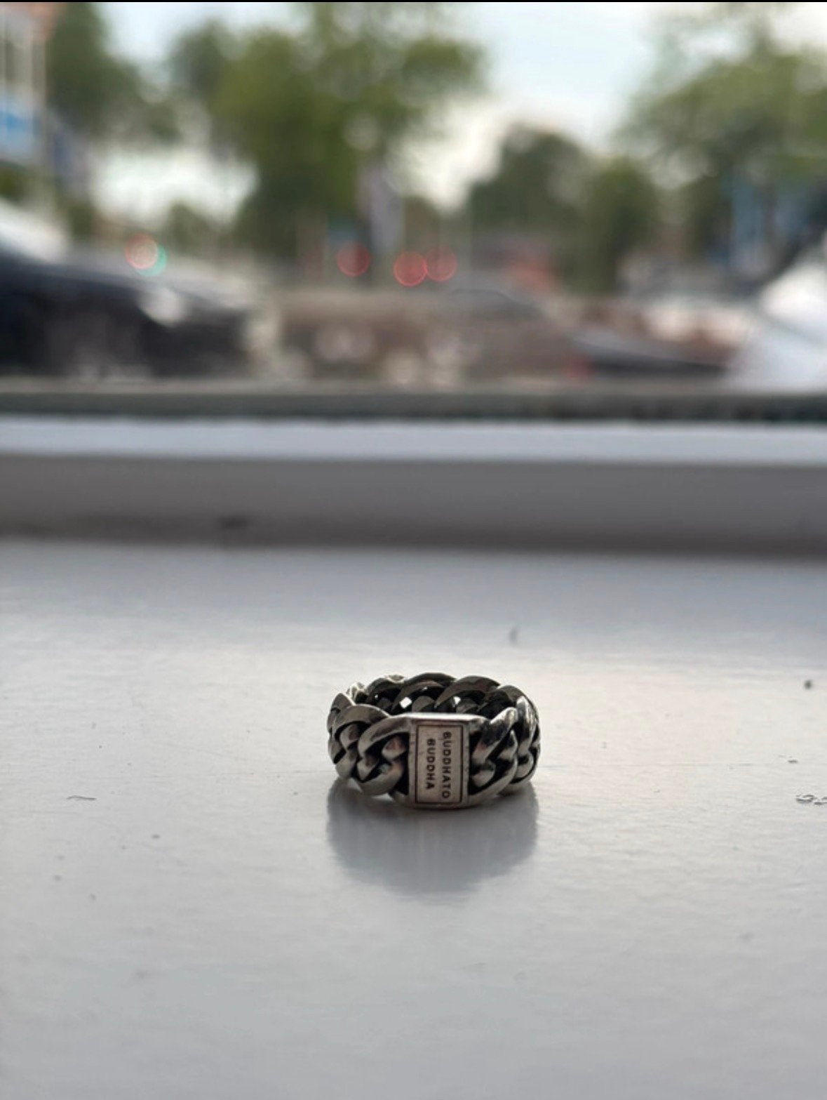 Buddha to Buddha Nathalie small ring, maat 16, zilver, Ophalen of Verzenden, Dame of Heer, Zilver, Kleiner dan 17