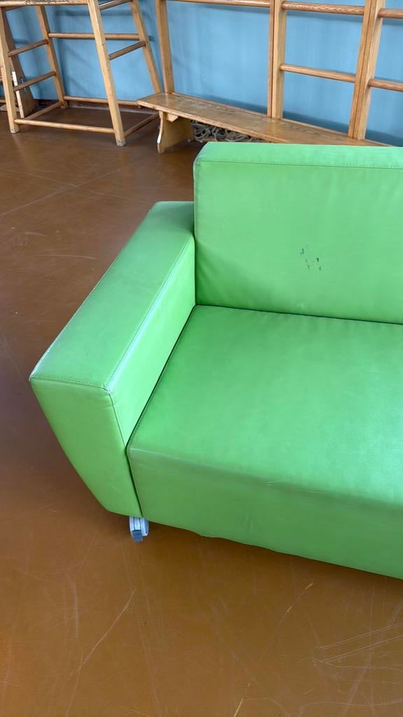 GRATIS OPHALEN 2 banken, groen&blauw, Ophalen, Zo goed als nieuw, 75 tot 100 cm