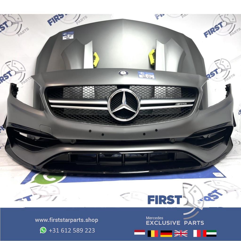 2018 W176 A45 AMG FACELIFT PERFORMANCE VOORKOP MAT GRIJS 787, Gebruikt, -, Voor, Ophalen of Verzenden
