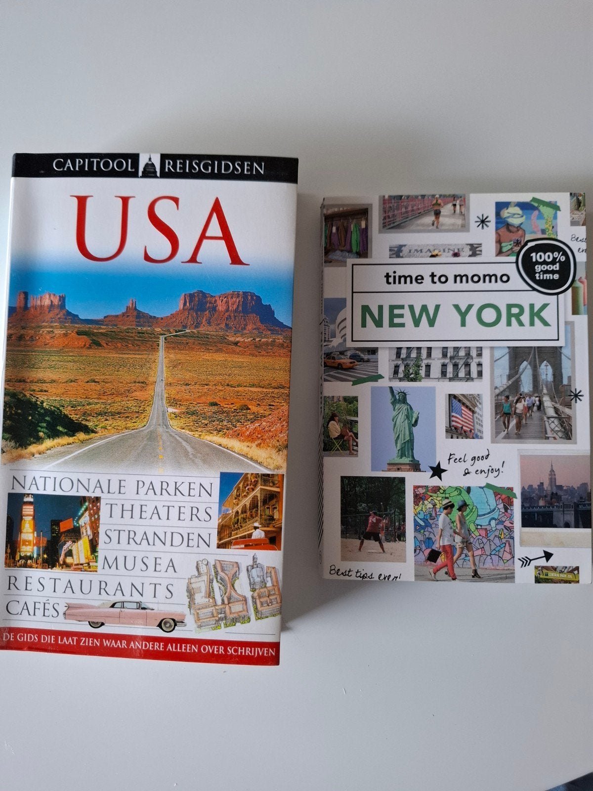 Amerika - 2 reisgidsen, Boeken, Capitool, Ophalen of Verzenden, Zo goed als nieuw, Reisgids of -boek