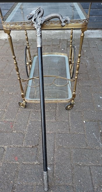 SERVEERWAGEN/HOLLYWOOD SALONTAFEL/ST KAPSTOK, Ophalen