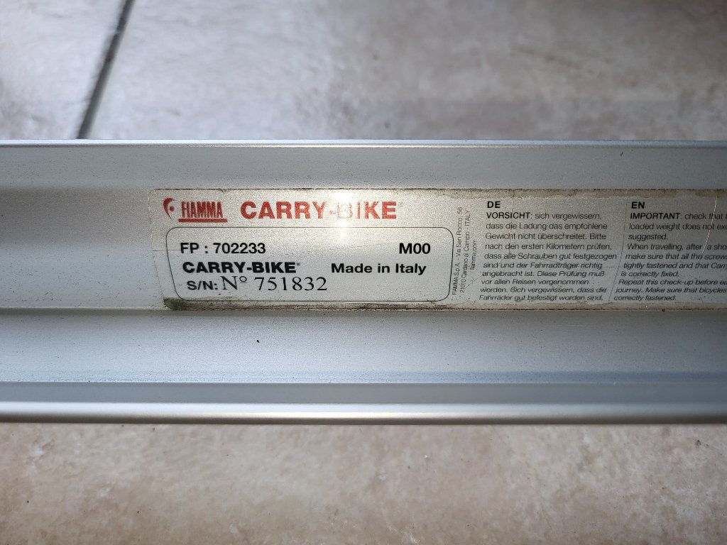 knaus fietsdrager voor caravan/camper, Ophalen, Zo goed als nieuw