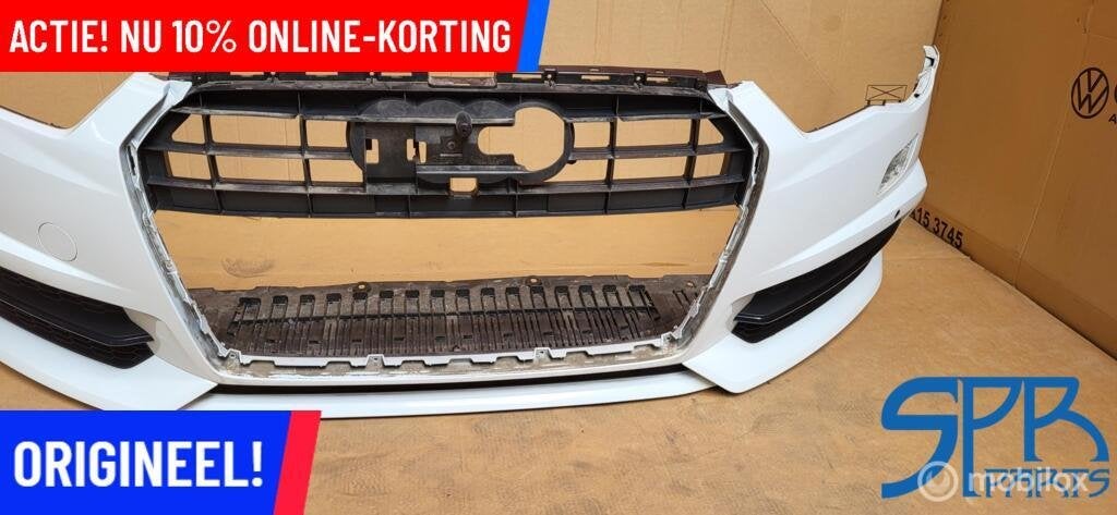 A6 4G C7 S-LINE FACELIFT VOORBUMPER LS9R New 2014-2018 GRILL, Audi, Nieuw, Motorkap, Audi