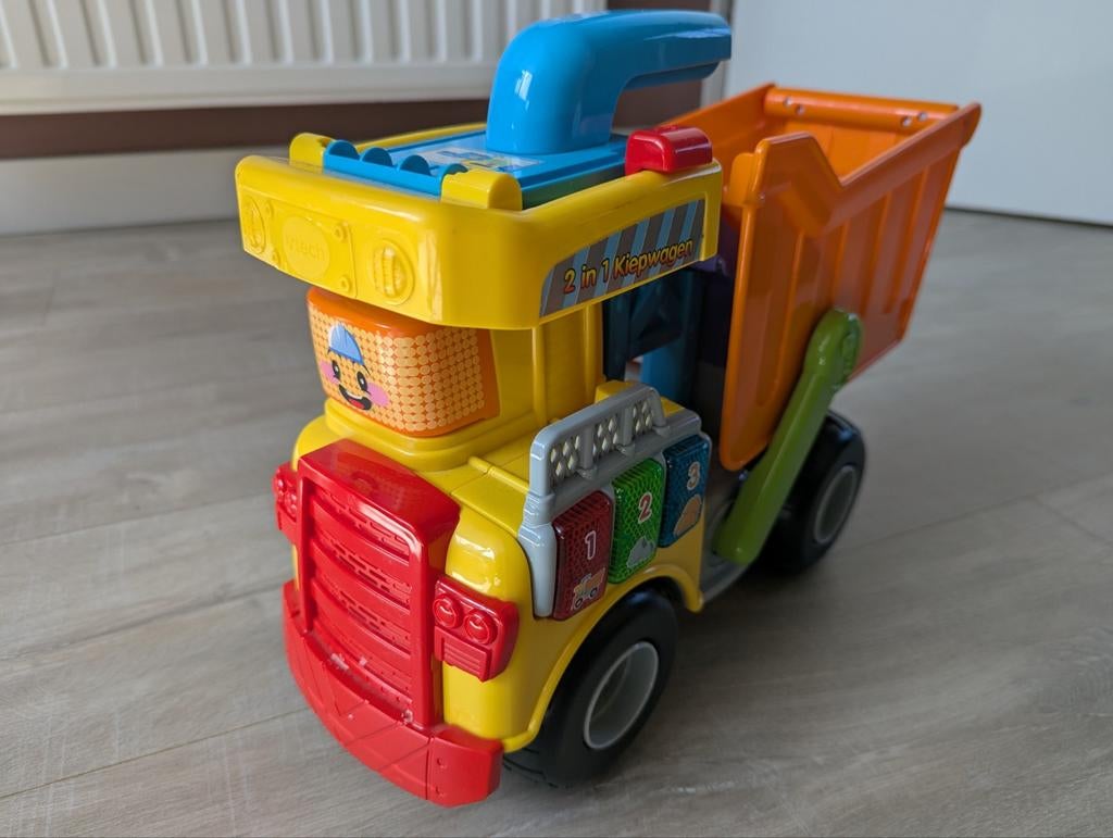 VTech 2-in-1 Kiepwagen met geluid en licht, Ophalen, Gebruikt, 2 tot 4 jaar