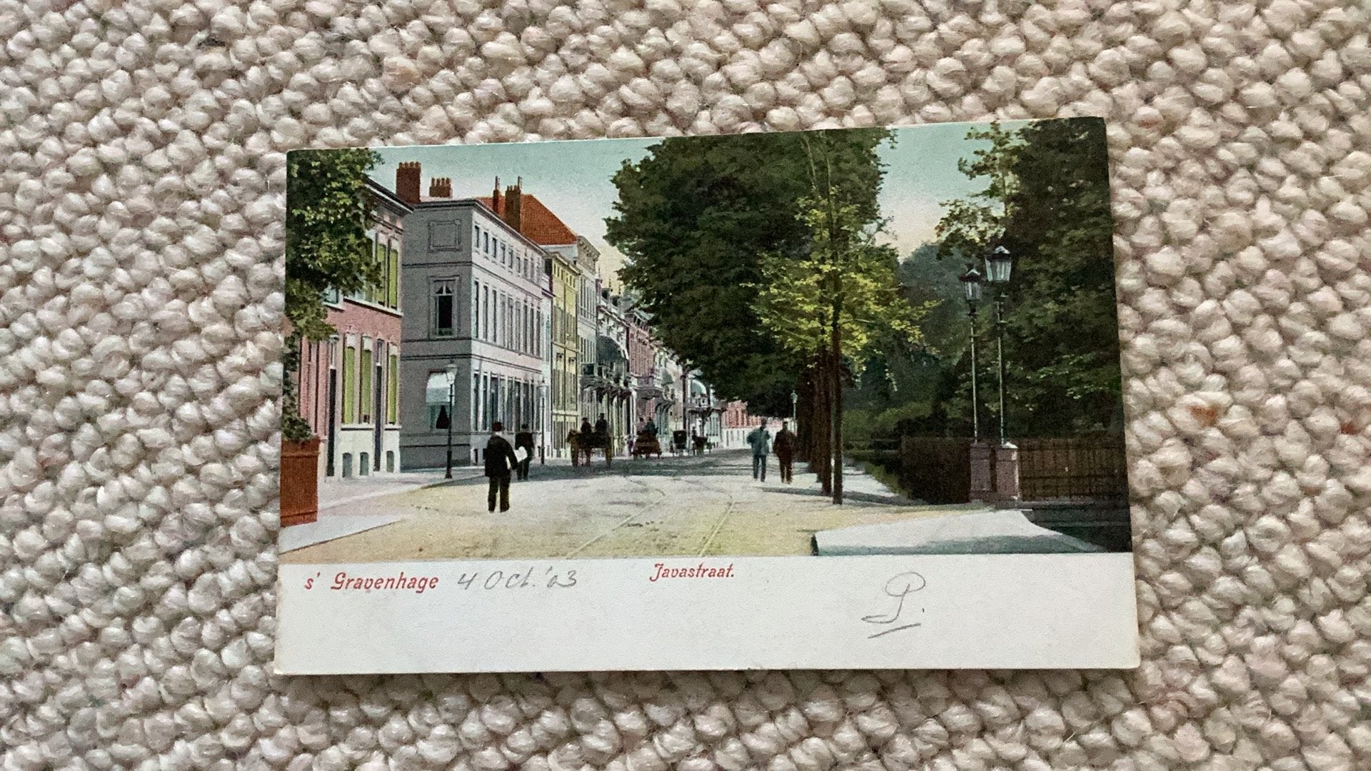 Ansichtkaart ‘s Gravenhage Javastraat 1903. 971, Ophalen of Verzenden, Voor 1920, Gelopen, Zuid-Holland