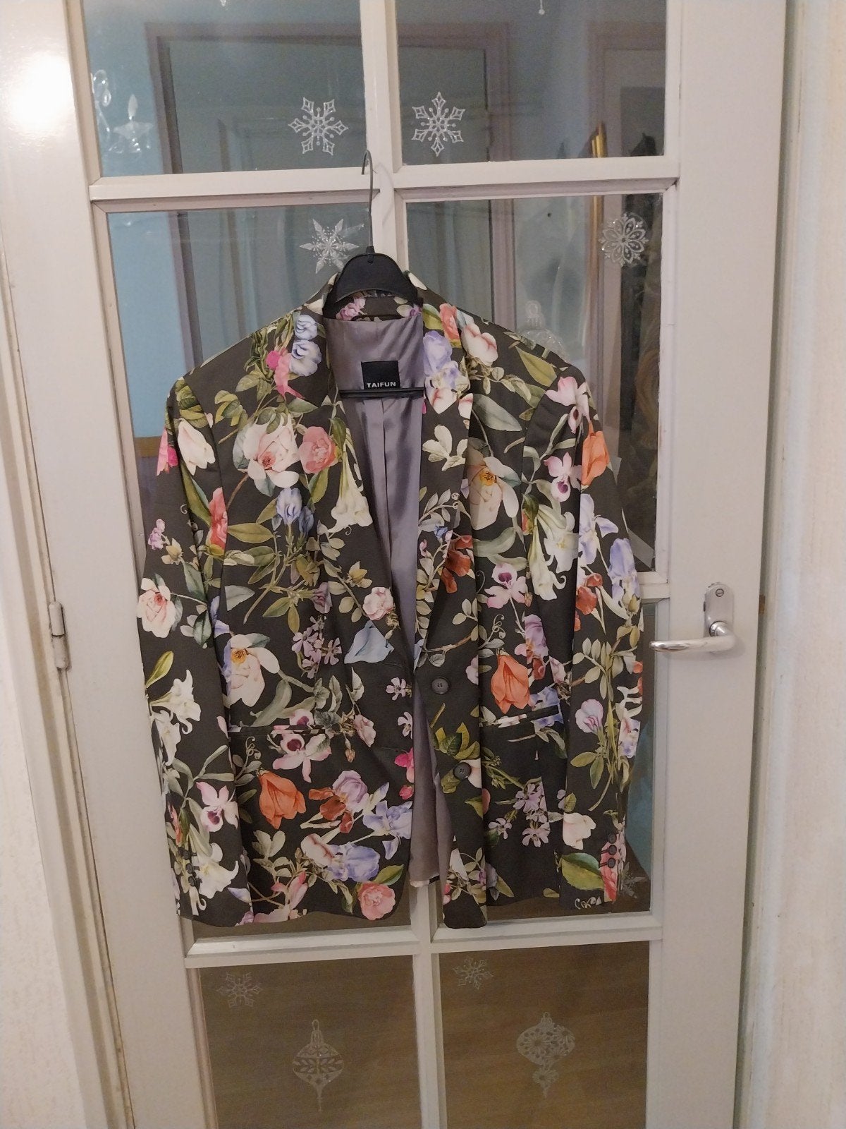 Taifun bloemen blazer - Maat L, Meerkleurig, Maat 42/44 (L), Ophalen of Verzenden, Zo goed als nieuw