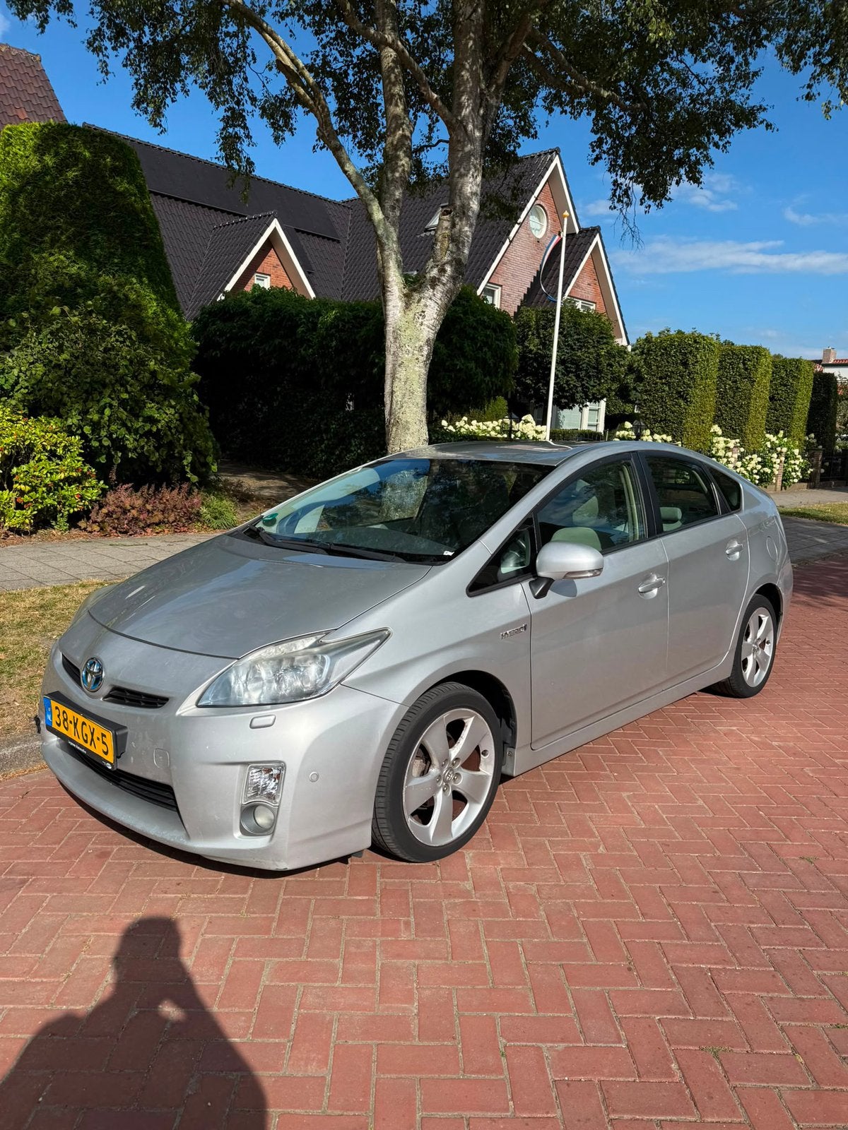 Toyota Prius 1.8 Full Hybrid 136PK Aut 2009 Grijs, Auto's, 1345 kg, 4 cilinders, Origineel Nederlands, Prius