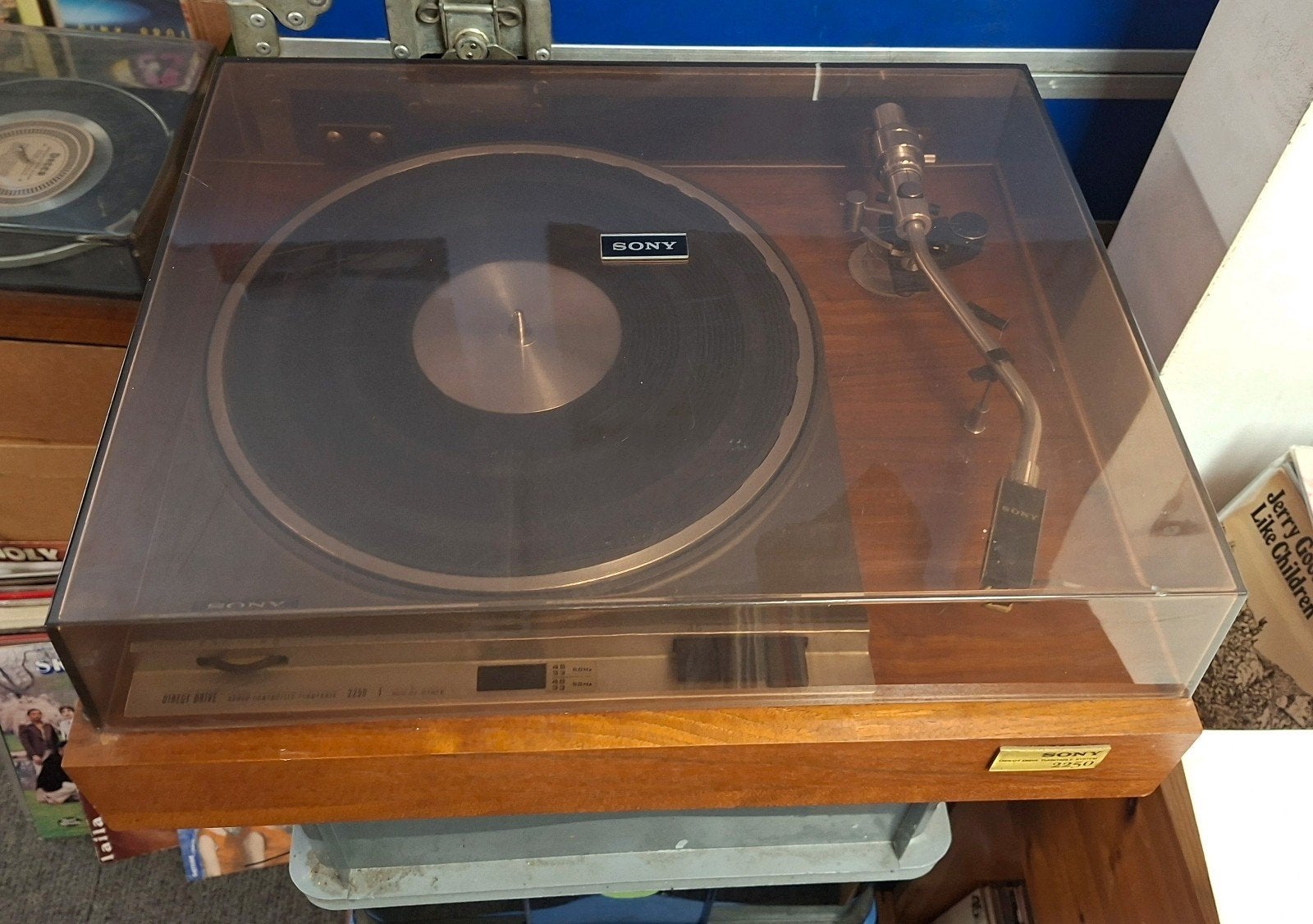 Sony PS-2250 Direct Drive Platenspeler met Nagaoka JT-322, Ophalen of Verzenden, Sony