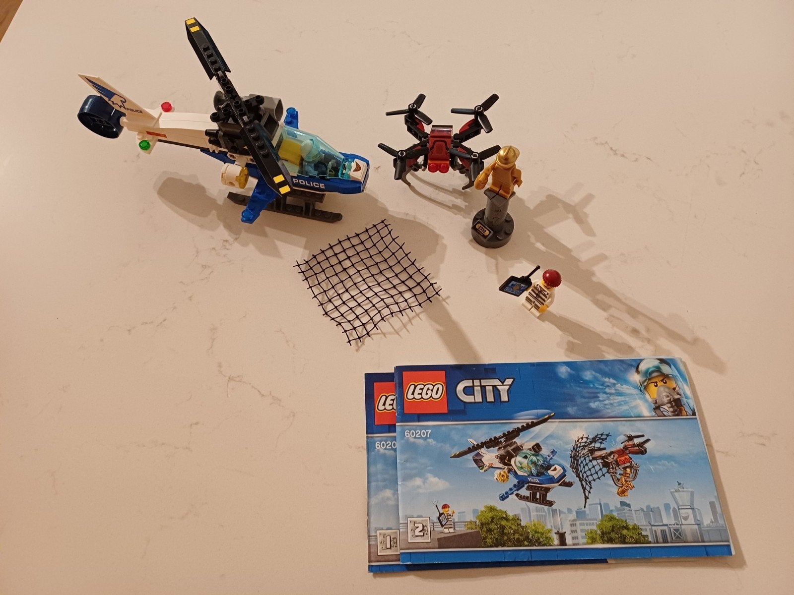 Lego City Politie Helikopter Achtervolging (60207), Compleet, City, Lego, Ophalen of Verzenden