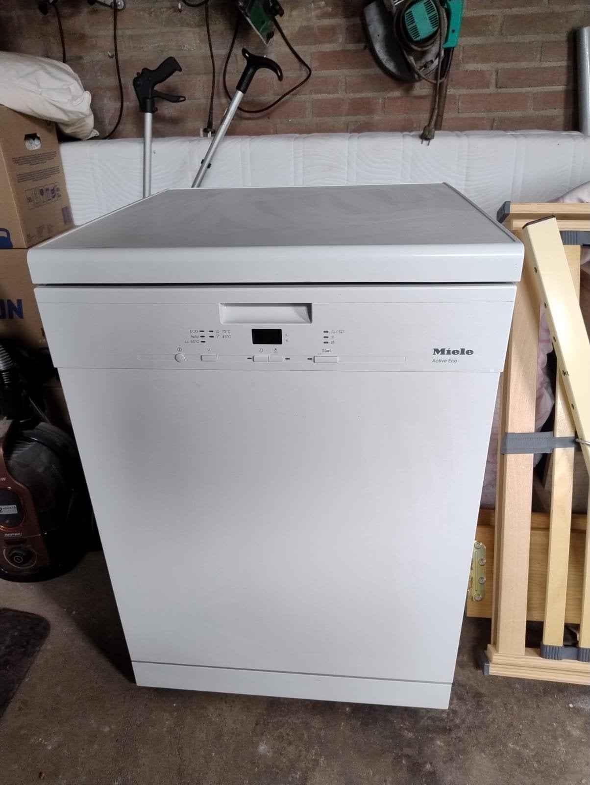 Miele Active Eco Vaatwasser - Vrijstaand, Witgoed en Apparatuur, Vaatwasmachines, Ophalen, Zo goed als nieuw, Vrijstaand