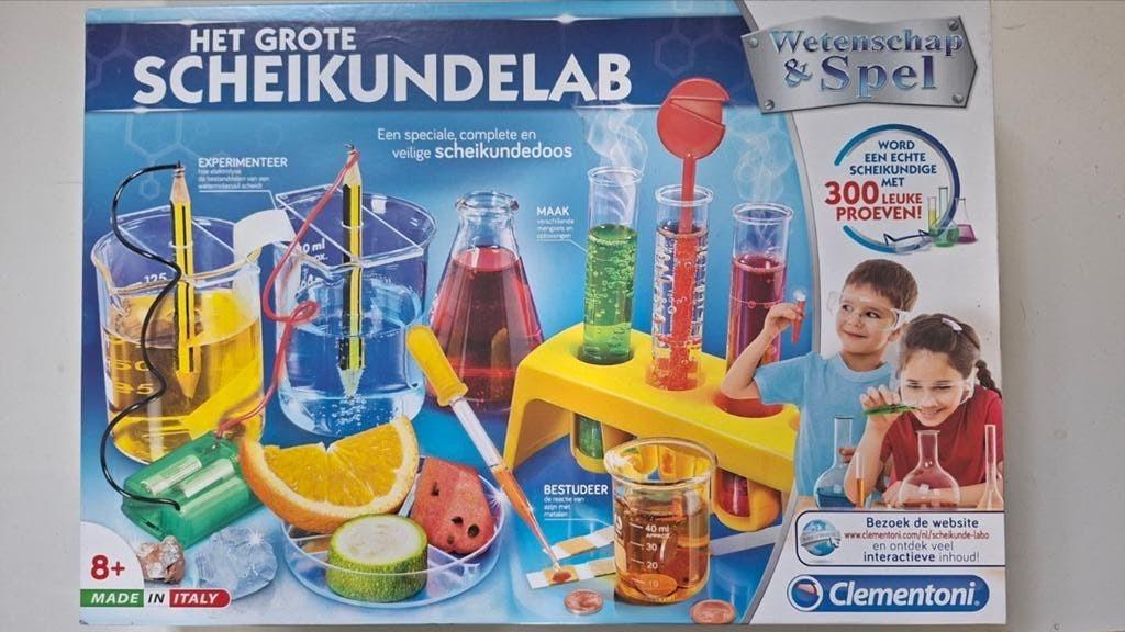 Clementoni Het Grote Scheikundelab - 300 Experimenten, Kinderen en Baby's, Speelgoed | Educatief en Creatief, Ophalen of Verzenden