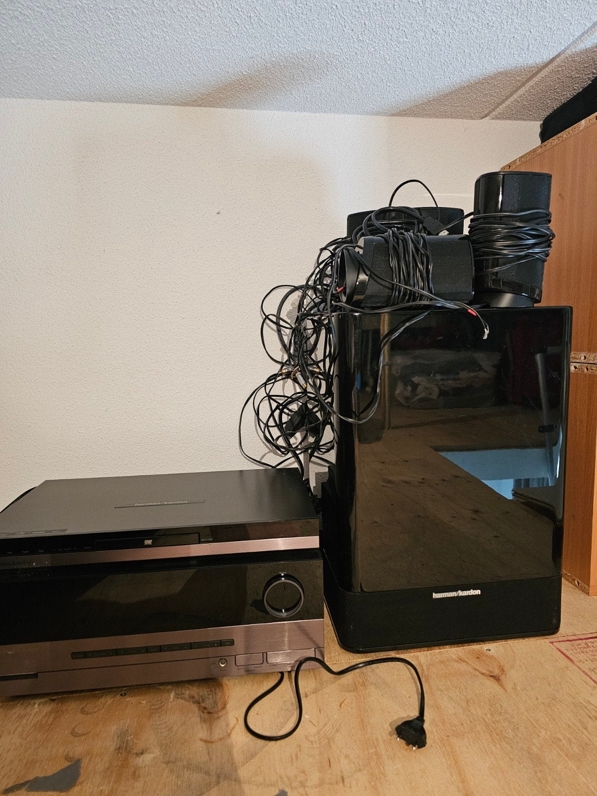Harman Kardon Home Cinema Set (DVD-speler, Receiver, 5.1), Gebruikt, 5.1-systeem, Dvd-speler, Ophalen