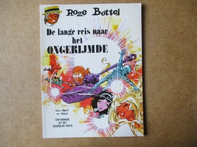 adv7659 roze bottel adv1, Boeken, Stripboeken, Eén stripboek, Ophalen, Gelezen