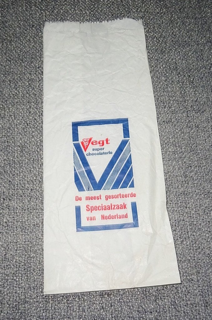 Zakje Vegt super chocolade, Ophalen of Verzenden, Verpakking