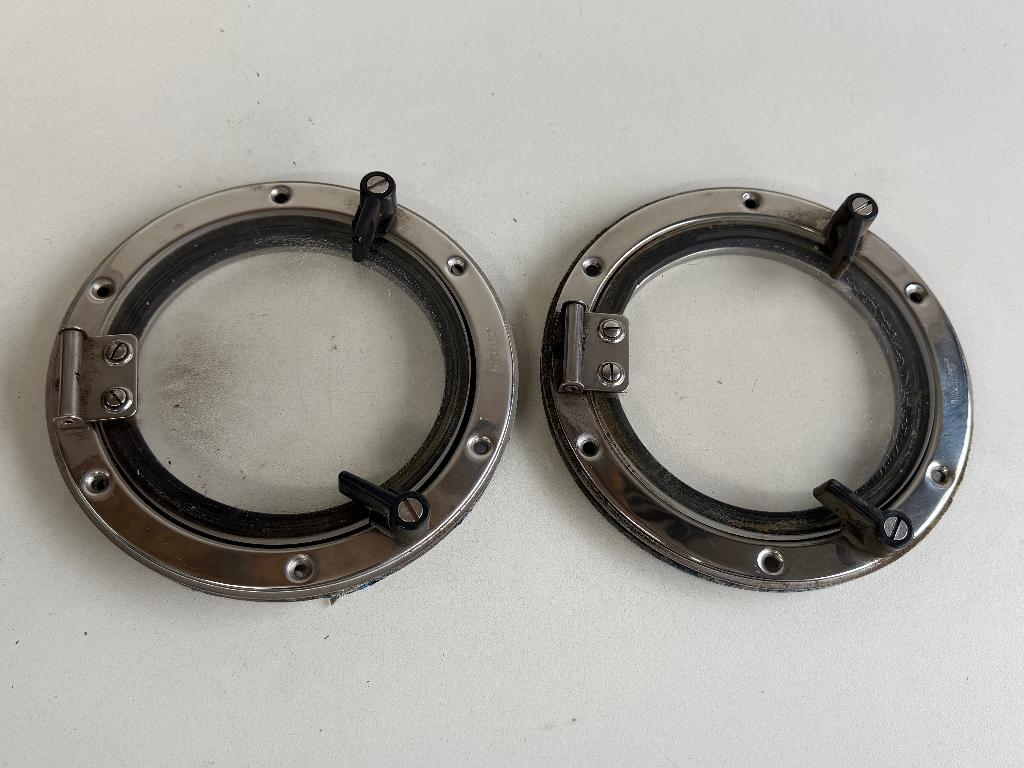 2 x Vetus 185 mm patrijspoort, Ophalen of Verzenden, Gebruikt, Lijn of Blok