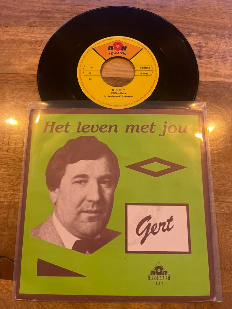 Gert - Espanjola / Het leven met jou - Single, 7 inch, Single, Ophalen of Verzenden, Zo goed als nieuw