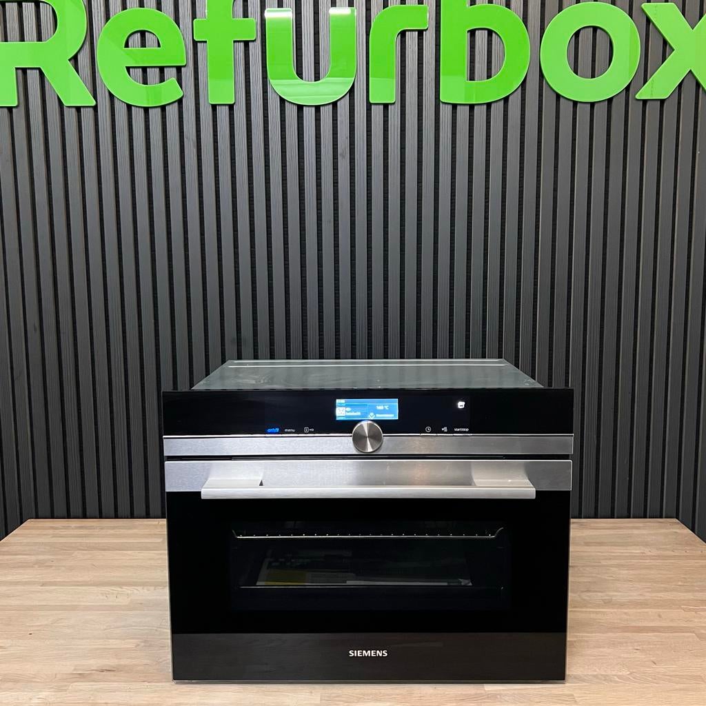 Siemens IQ700 inbouw combi stoomoven, Ophalen, Hete lucht, Siemens, Refurbished