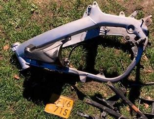 Yamaha DT50 Frame WOK DT50 SM mbk X-Fight Malaguti XSM XTM, Frame, Dt, Yamaha, Frame
