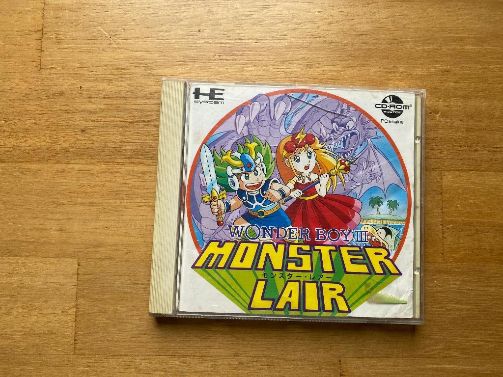 wonderboy III Monster lair pc engine, Spelcomputers en Games, Games | Overige, Zo goed als nieuw, Racen en Vliegen, 1 speler, Vanaf 3 jaar