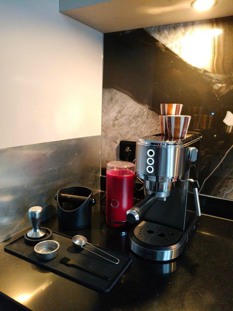 SilverCrest espressomachine + koffiemolen | Compleet, Witgoed en Apparatuur, Koffiezetapparaten, Gebruikt, Gemalen koffie, Espresso apparaat