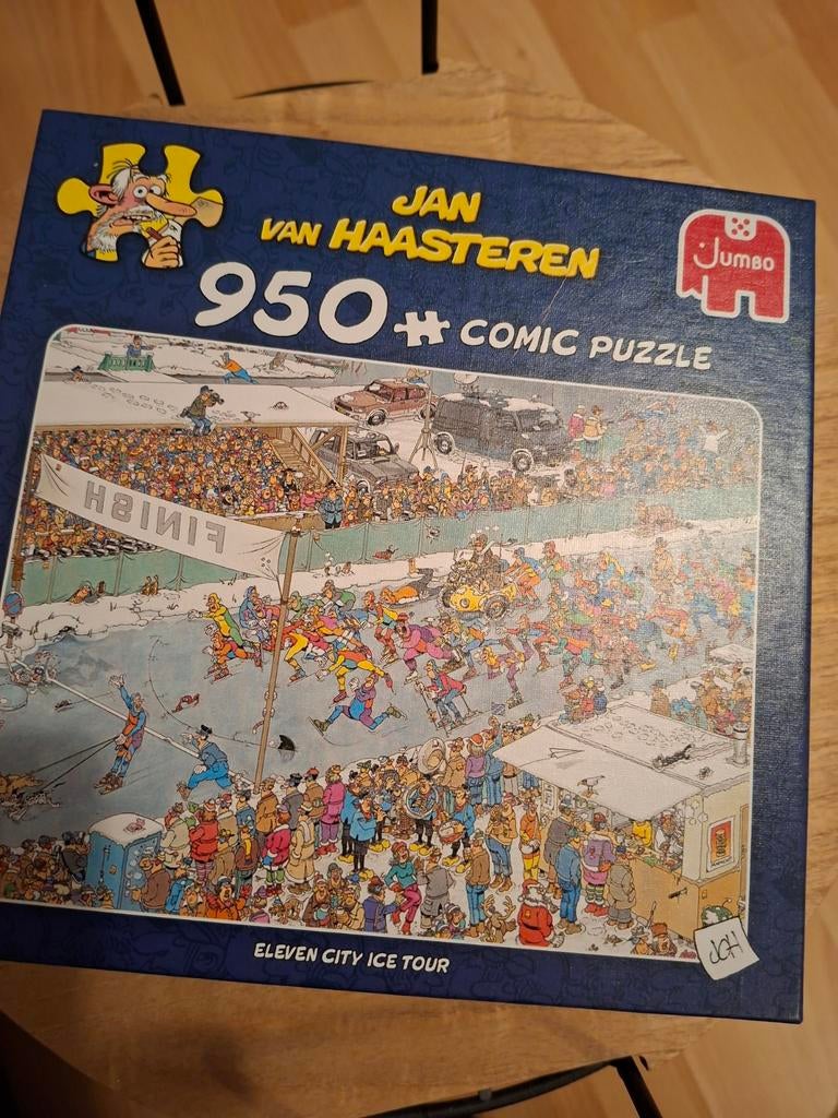 Jan van Haasteren 'de Elfstedentocht', Ophalen of Verzenden, 500 t/m 1500 stukjes, Zo goed als nieuw