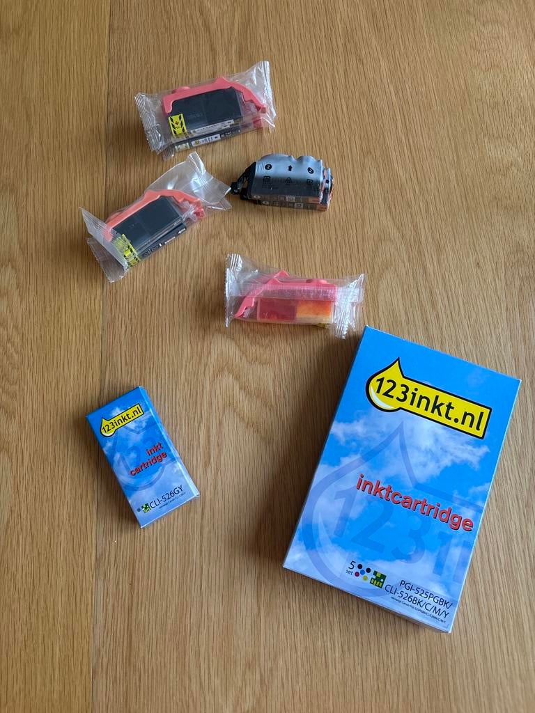 Canon inktcartridges CLI-526 / PGI-525, Ophalen of Verzenden, Nieuw
