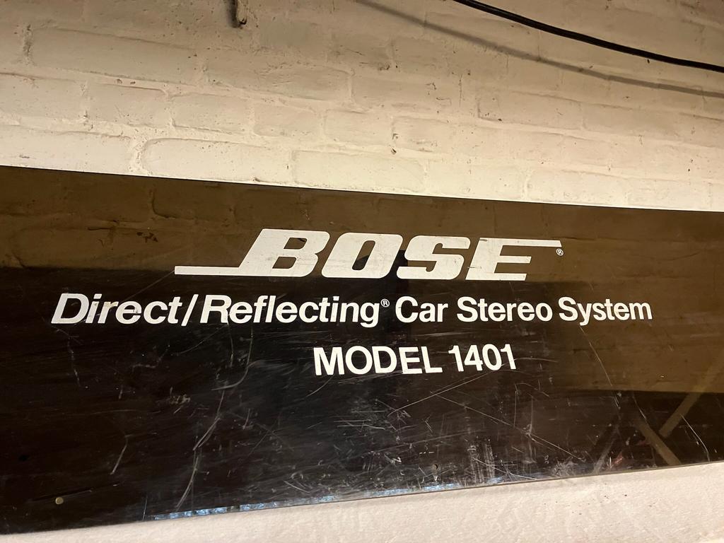Bose direct reflecting system car stereo reclame plaat, Verzamelen, Merken en Reclamevoorwerpen, Ophalen of Verzenden, Gebruikt