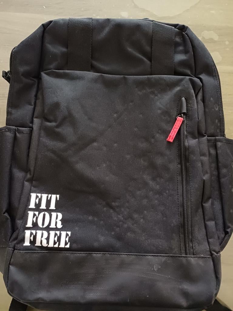 Fit For Free Rugtas Zwart, Overige merken, Gebruikt, 25 tot 40 cm, Ophalen of Verzenden