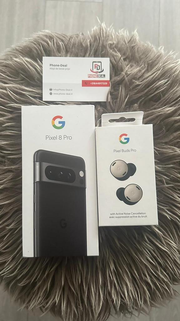 Google pixel 8 pro 512 gb + pixel buds pro  Combi Deal, Telecommunicatie, Mobiele telefoons | Overige merken, Nieuw, Ophalen of Verzenden