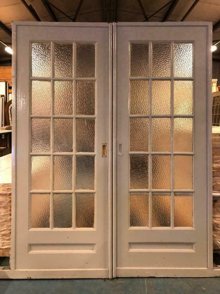 Diverse schuif / en-suite deuren met roedeverdeling., Doe-het-zelf en Verbouw, Deuren en Horren, Ophalen, Gebruikt, 80 tot 100 cm