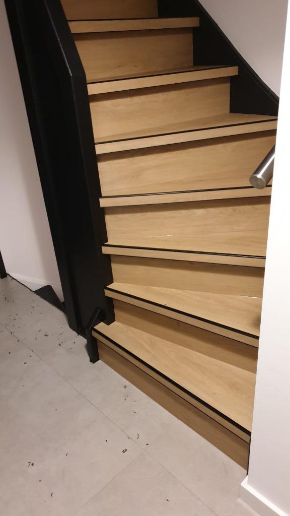 Trap renovatie met PVC, Vloerbewerking of Renovatie