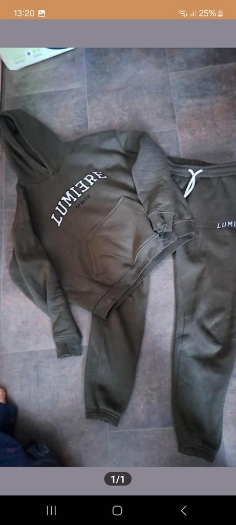 Lumière Unisex donkergroen  pak maat XS vaste prijs, Ophalen of Verzenden, Zo goed als nieuw, Maat 46 (S) of kleiner