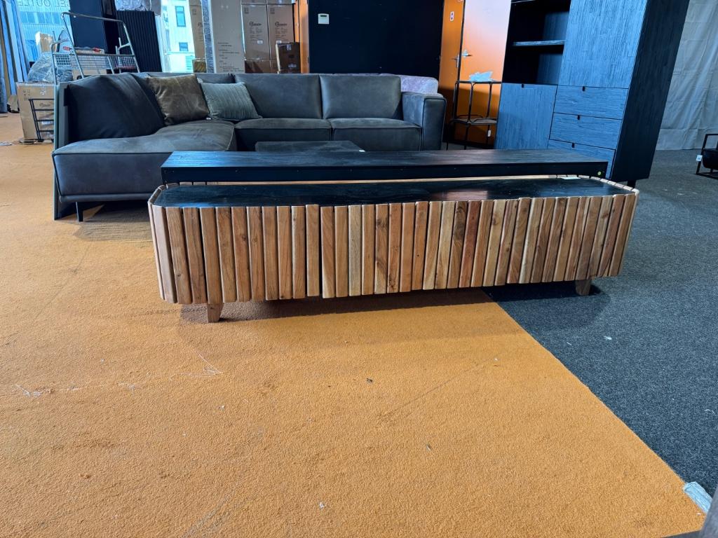 tv-meubel zanzibar 40% Korting! ELKE ZONDAG OPEN!!, 150 tot 200 cm, Nieuw, Ophalen of Verzenden, Minder dan 100 cm