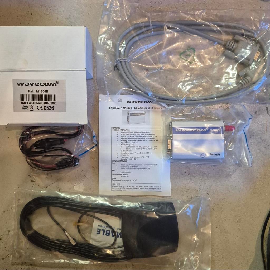 3x Wavecom Fastrack M1306B GSM/GPRS Modem 238, Ophalen of Verzenden, Nieuw