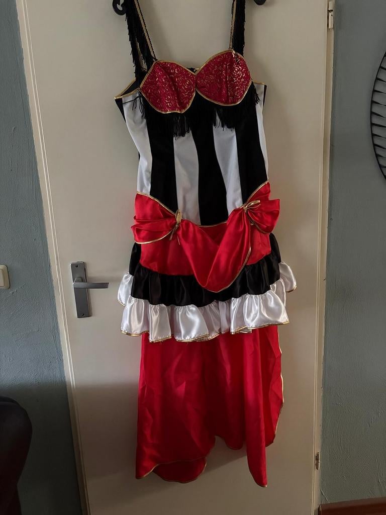 Carnavalskleding - Dameskostuum, Carnaval, Maat 46/48 (XL) of groter, Ophalen of Verzenden, Zo goed als nieuw