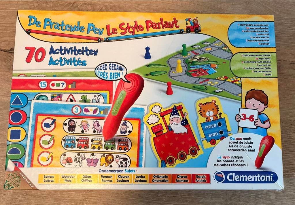 Pratende Pen spel - Clementoni, Kinderen en Baby's, Speelgoed | Educatief en Creatief, Ophalen, Zo goed als nieuw, Taal en Lezen