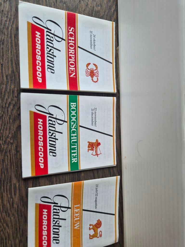 Gladstone Horoscoop Verzameling, Verzamelen, Ophalen of Verzenden, Gebruikt, Verpakking