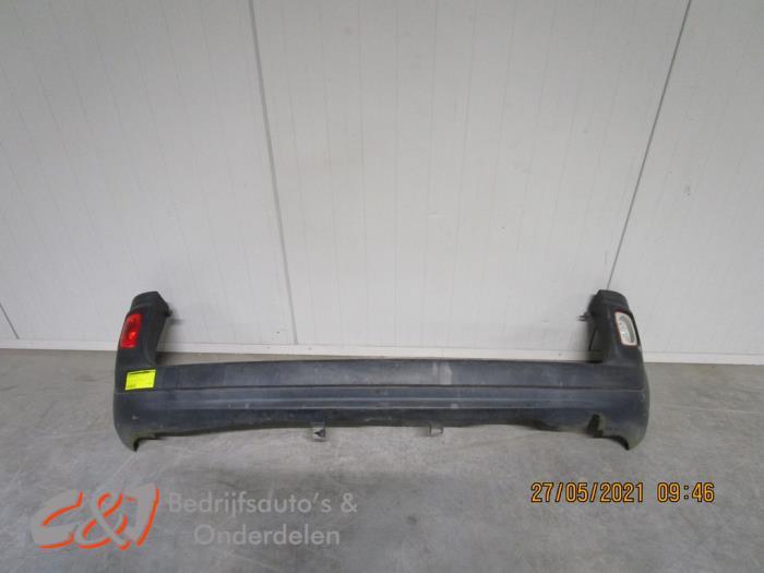 Achterbumper van een Renault Kangoo (PVC), Gebruikt, -, -, Ophalen of Verzenden
