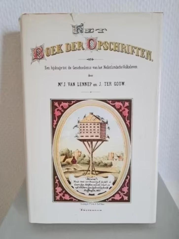 BOEK DER OPSCHRIFTEN - Jacob van Lennep & J. ter Gouw, Ophalen of Verzenden, Zo goed als nieuw