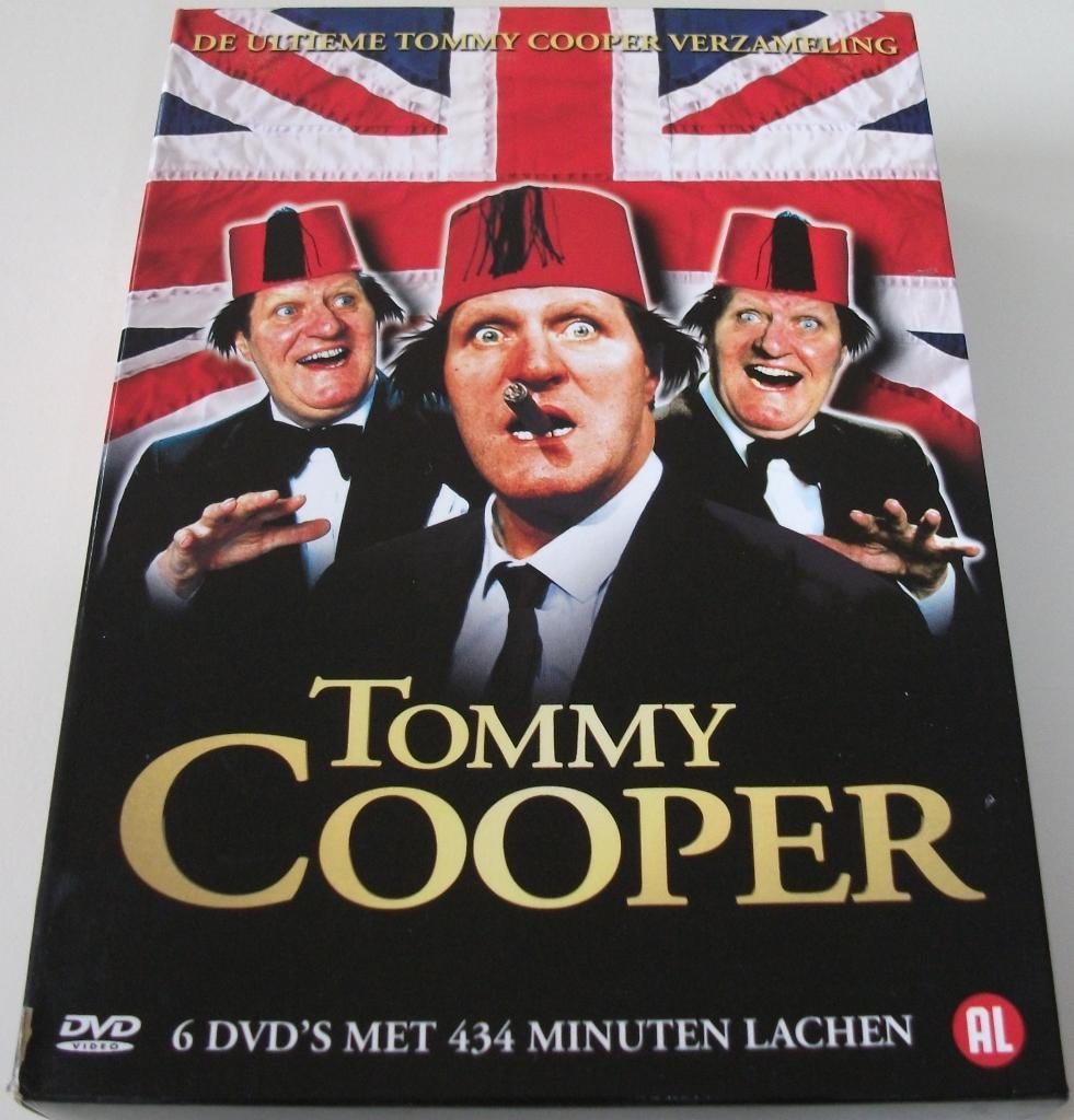 Dvd *** TOMMY COOPER *** 6-Disc Boxset Ultieme Verzameling, Alle leeftijden, Ophalen of Verzenden, Zo goed als nieuw, Stand-up of Theatershow