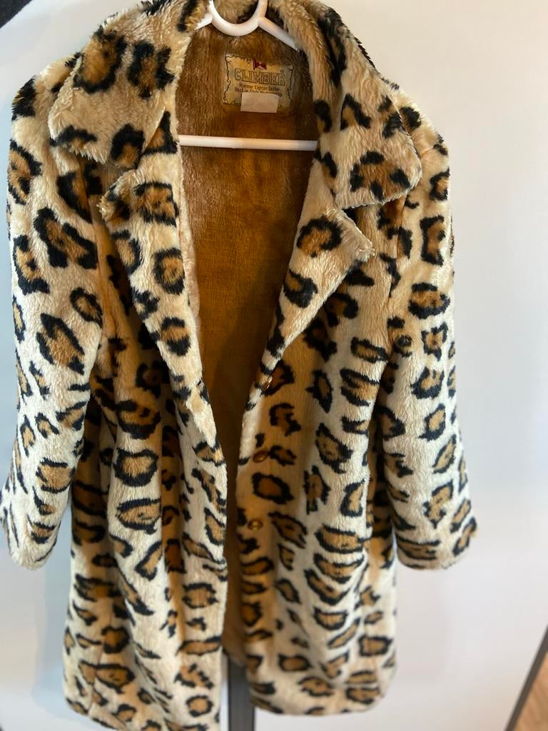 Leuke luipaardprint jas, Kleding | Dames, Jassen | Zomer, Ophalen of Verzenden, Zo goed als nieuw, Maat 38/40 (M), Beige