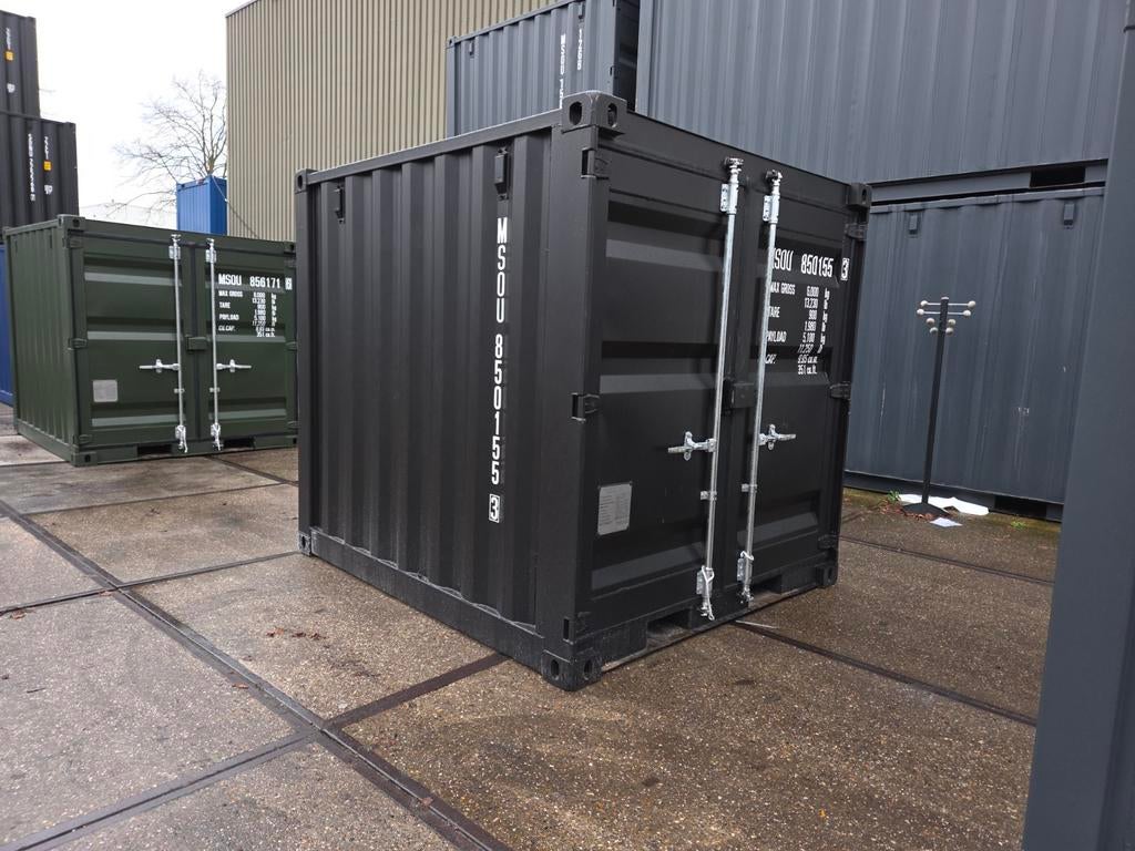 ‼️ 8ft containers zeecontainer opslagcontainer zwart ‼️, Zakelijke goederen, Machines en Bouw | Keten en Containers, Ophalen of Verzenden