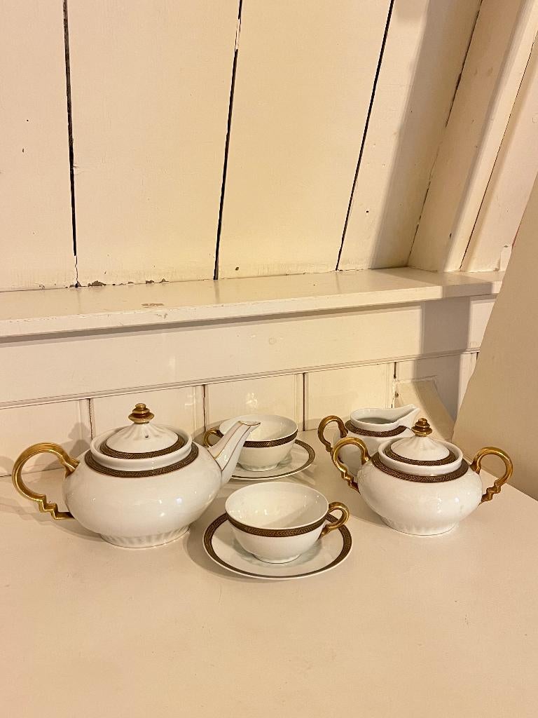 Compleet intact porseleinen theeservies – Puls Mary Bohemia, Antiek en Kunst, Ophalen