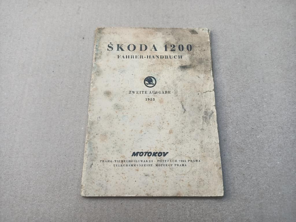 Instructieboekje: Skoda 1200 (1955), Verzenden