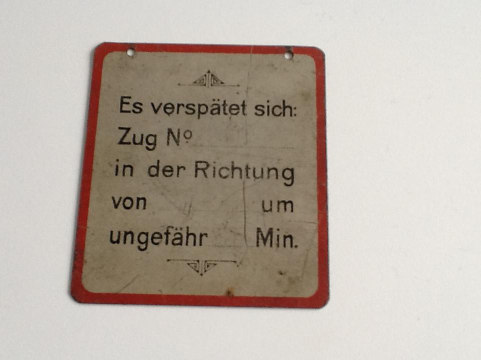 Bing vertrekschild, Ophalen of Verzenden