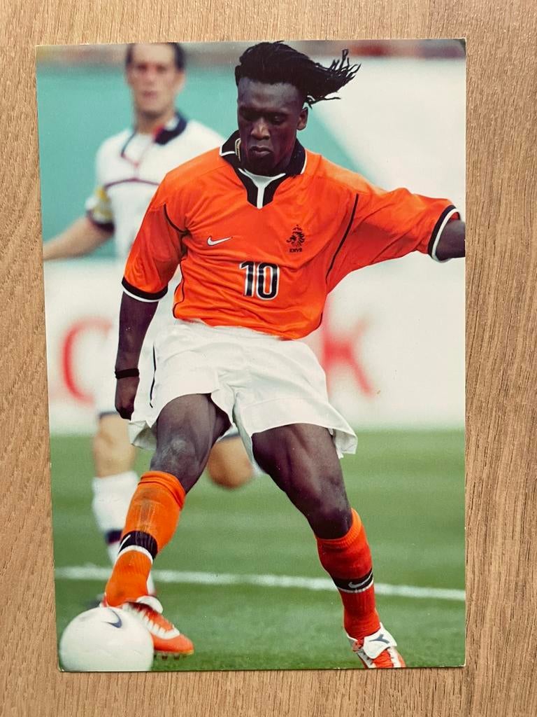 Fotokaart Clarence Seedorf (Ajax, Real Madrid)., Verzamelen, Sportartikelen en Voetbal, Ophalen of Verzenden, Nieuw, Ajax, Spelerskaart